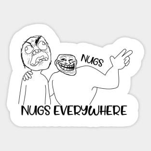 Nugs Everywhere Sticker